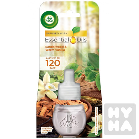 detail Airwick náplň 19ml Sandalwood a warm vanilla