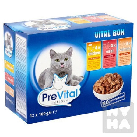 detail Prevital vital box 12x100g kure,teleci,losos