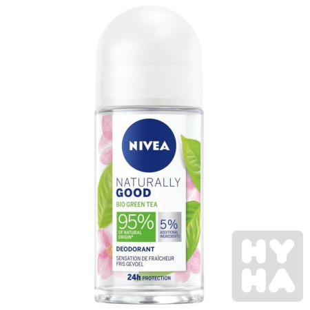 detail Nivea roll 50ml Naturally Good bio green tea