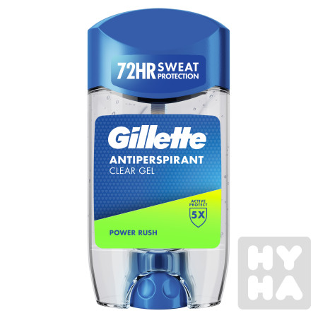 detail Gillette AP tuhý gel 70ml power rush