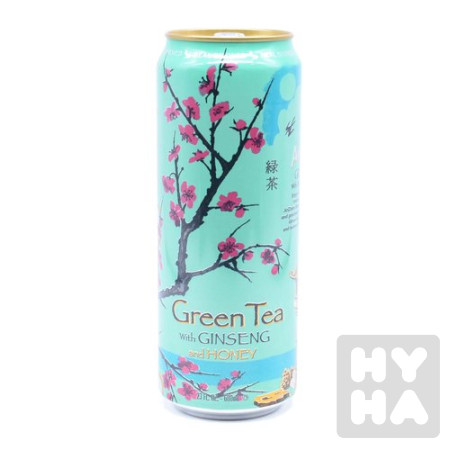 detail Arizona 650ml Green tea ginseng a honey