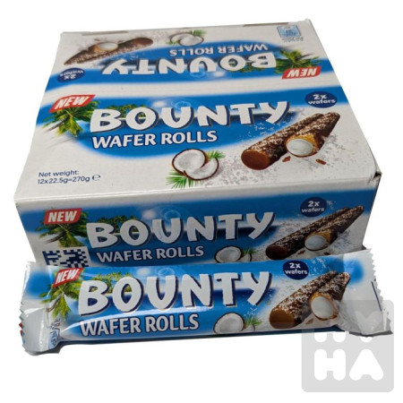 detail Bounty wafer rolls 22,5g