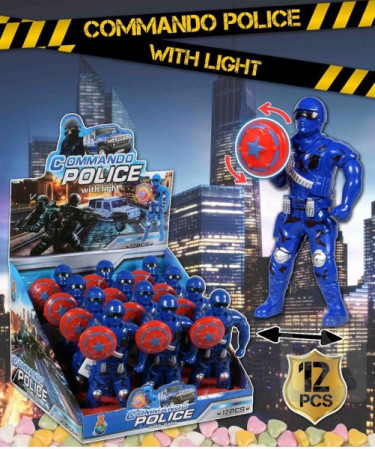 detail Commando police with light/12ks