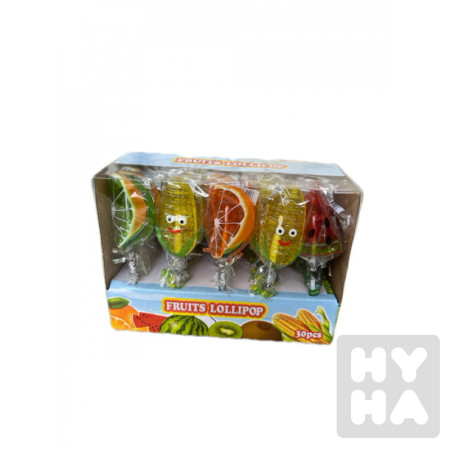 detail Lízátko Lollipop Fruit New 15gx30
