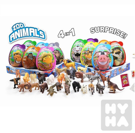 detail Zoo animal egg toys 21g/6ks