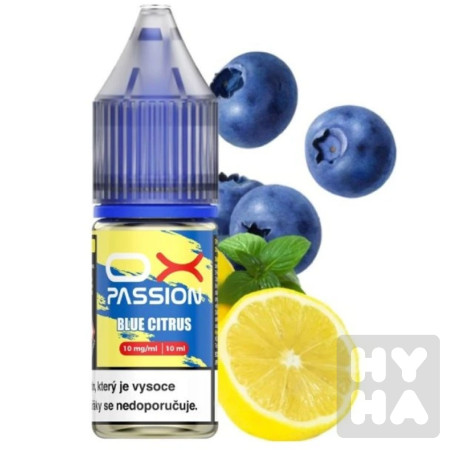 detail Liquid oxva OX passion 10ml Blue Citrus