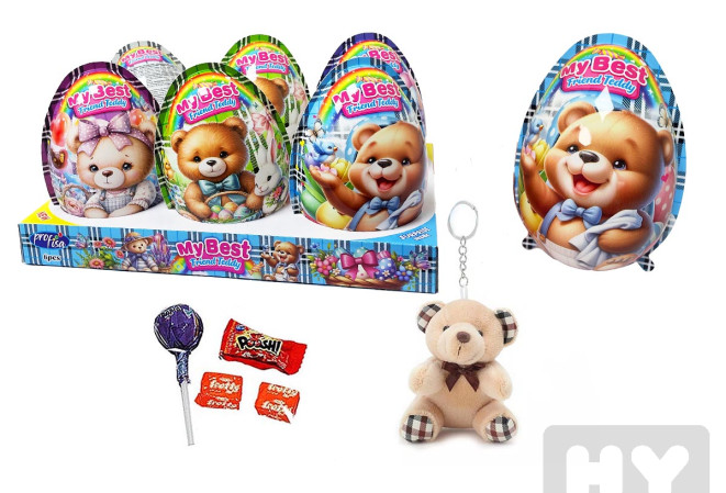 detail Plastové vejce XXXL 25g My best friend teddy
