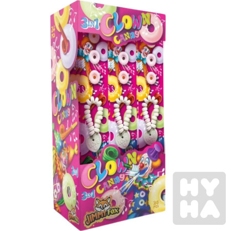 detail JimmyFox Clown candy 3in1