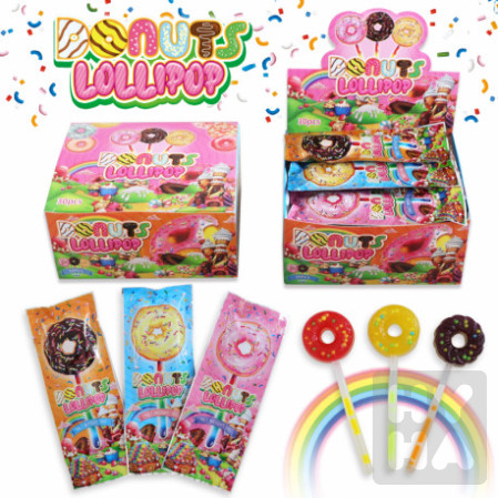 detail Donut light lollipops 10g/30ks