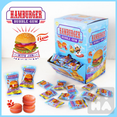 detail Bubble gum 200ks Hamburger