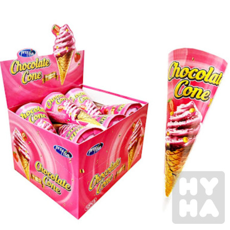 detail Profisa chocolate cone 18g strawberry/12ks