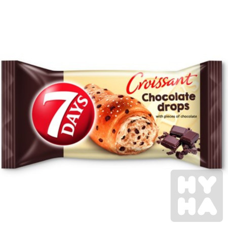 detail 7days croissant 70g Max Chocolate drops