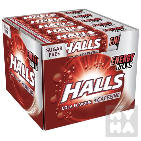 detail Halls 32g cola energy vita B6