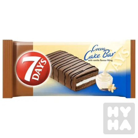 detail 7days cocoa cake bar 32g vanilla