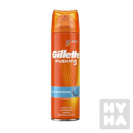 detail Gillette fusion5 200ml gel ultr. moisturizing