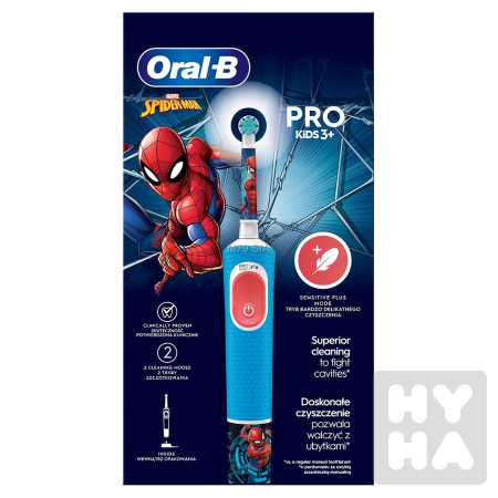 detail Oral B kazety El. ZK vitality spiderman+pouzdro