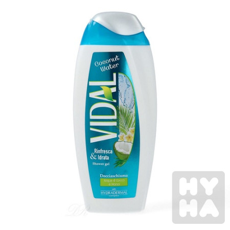 detail Vidal shower 250ml coconut water