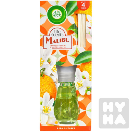 detail Airwick tyčinky 25ml Malibu Orange blossom & white flower