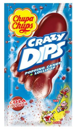 detail Chupa Chups Crazy dips 14g Cola