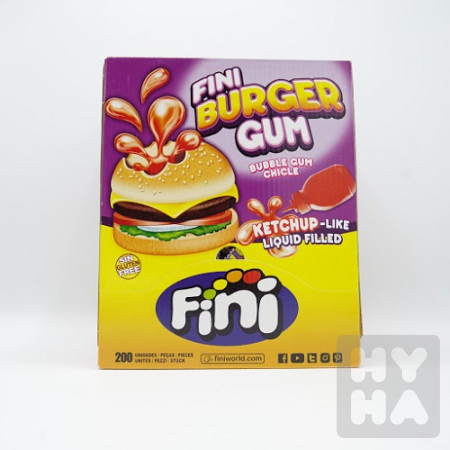 detail Fini 200ks Burger gum