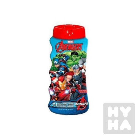 detail Sampon a pena 2v1 475ml Avengers