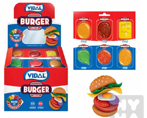 detail Vidal Burger jelly 66g/11ks