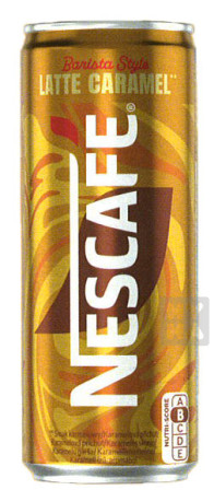 detail Nescafe barista style 250ml Latte caramel