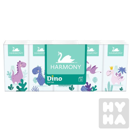 detail Harmony kapesníčky 10x10 3V Dino
