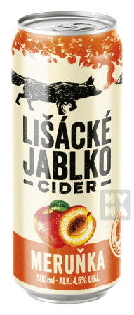 detail Lišácké jablko cider 500ml Meruňka