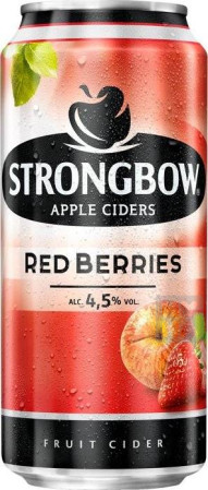 detail Strongbow 440ml plech Red berries
