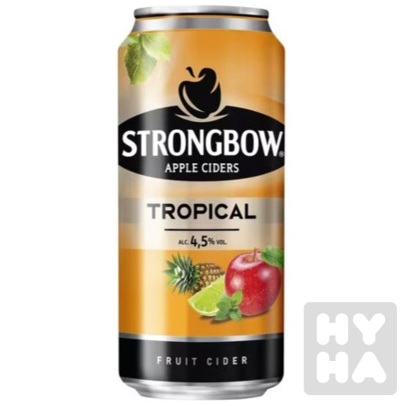 detail Strongbow 440ml plech Tropical