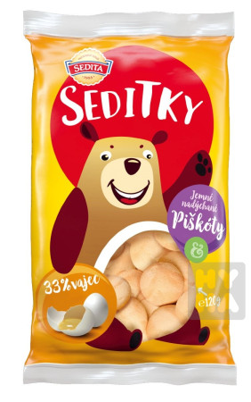 detail Seditky piškoty 120g kulaté