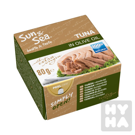 detail Sun&Sea Tuna 80g olivový olej