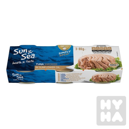 detail Sun&sea Tunak zauzeny slunec.ol 3x80g