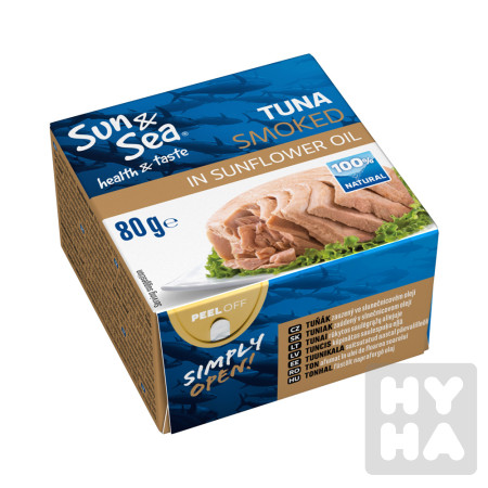 detail Sun&Sea Tuna 80g slunečnicový olej