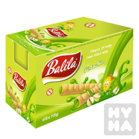 detail Balila trubičky 18g Pistácie