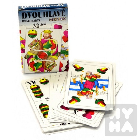 detail hraci karty 32 listu dvouhlave/bai 2dau(F)