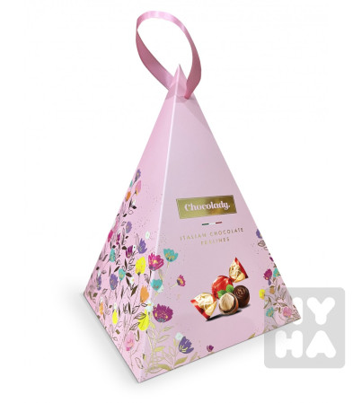 detail Chocolady pyramid pink nocciola 130g