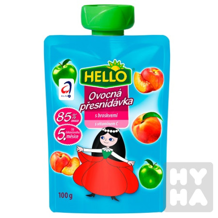 detail Hello kapsička 100g s Broskvemi