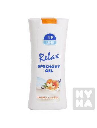 detail Tipline sprchový gel 500ml broskev vanila
