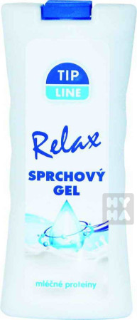detail Tipline sprchový gel 500ml mlecne proteiny