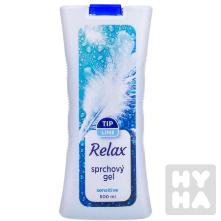 detail Tipline sprchový gel 500ml sensitive