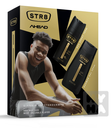 detail STR8 Ahead Deo150+SG250ml