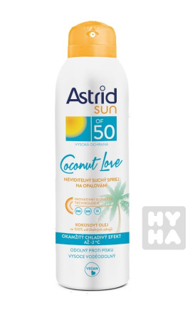 detail Astrid sun 150ml Coconut love na opalování 50OF