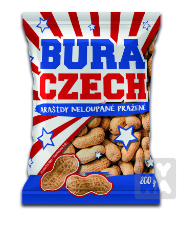 detail IBK Arašídy neloupané pražené 200g Buraczech