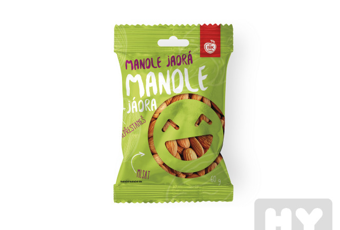 detail IBK Mandle jadrá 60g smajlik