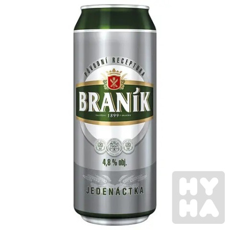 detail Braník plech 0,5L jedenáctka