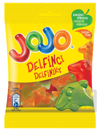 detail JoJo 80g Delfínci