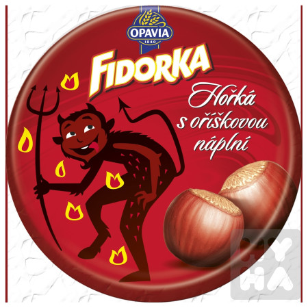 detail Fidorka 30g Hořká s oříškovou náplní