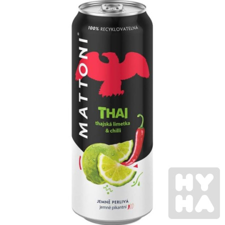 detail Mattoni plech 0,5L thajská limetka a chilli
